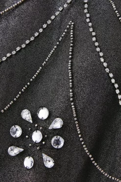 Best reviews of ๐ Karen Millen Crystal Embellished Metallic Sheer Mini ๐ Dress - black ๐ 14 Best reviews of ๐ Karen Millen Crystal Embellished Metallic Sheer Mini ๐ Dress - black ๐ -Occasionwear Popular Store bkk05641 black xl 5