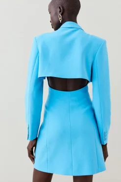 Cheapest ๐ Karen Millen Compact Stretch Two Piece Tailored Mini ๐ Dress ๐ 11 Cheapest ๐ Karen Millen Compact Stretch Two Piece Tailored Mini ๐ Dress ๐ -Occasionwear Popular Store bkk05799 aqua xl 2