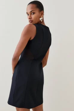 Outlet ๐ฏ Karen Millen Mesh Contour Zip Front Mini ๐ Dress - black ๐ 10 Outlet ๐ฏ Karen Millen Mesh Contour Zip Front Mini ๐ Dress - black ๐ -Occasionwear Popular Store bkk05945 black xl 2