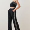 Best deal ๐ Karen Millen Crystal Fringe Straight Leg Trouser - black ๐ฅฐ 1 Best deal ๐ Karen Millen Crystal Fringe Straight Leg Trouser - black ๐ฅฐ -Occasionwear Popular Store bkk06053 black xl