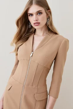 Buy ๐ฏ Karen Millen Corset Waist Collared Pencil Midi ๐ Dress โ๏ธ 9 Buy ๐ฏ Karen Millen Corset Waist Collared Pencil Midi ๐ Dress โ๏ธ -Occasionwear Popular Store bkk06085 camel xl 1