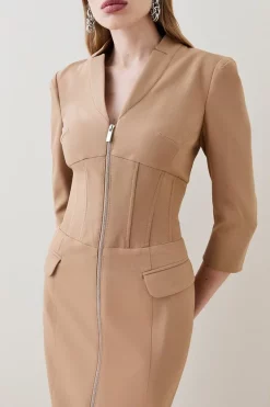 Buy ๐ฏ Karen Millen Corset Waist Collared Pencil Midi ๐ Dress โ๏ธ 10 Buy ๐ฏ Karen Millen Corset Waist Collared Pencil Midi ๐ Dress โ๏ธ -Occasionwear Popular Store bkk06085 camel xl 2