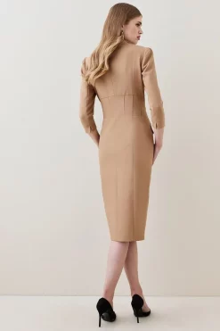 Buy ๐ฏ Karen Millen Corset Waist Collared Pencil Midi ๐ Dress โ๏ธ 12 Buy ๐ฏ Karen Millen Corset Waist Collared Pencil Midi ๐ Dress โ๏ธ -Occasionwear Popular Store bkk06085 camel xl 4