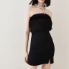 Flash Sale ๐ Karen Millen Tassle And Ponte Bardot Mini ๐ Dress โญ 1 Flash Sale ๐ Karen Millen Tassle And Ponte Bardot Mini ๐ Dress โญ -Occasionwear Popular Store bkk06142 black xl