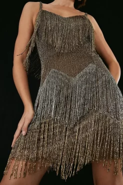 Budget 🌟 Karen Millen Ombre Beaded Fringe Mini 👗 Dress - copper ⭐ 11 Budget 🌟 Karen Millen Ombre Beaded Fringe Mini 👗 Dress - copper ⭐ -Occasionwear Popular Store bkk06159 copper xl 2
