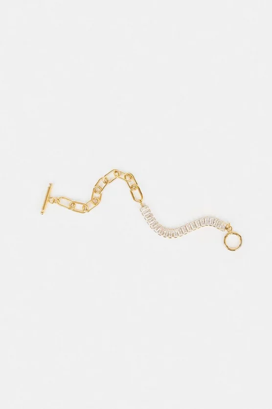 Brand new ๐ Karen Millen Gold Plated Half Chain Half Diamante Bracelet โ๏ธ 5 Brand new ๐ Karen Millen Gold Plated Half Chain Half Diamante Bracelet โ๏ธ - Image 3
