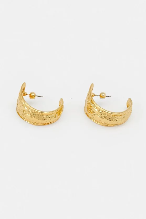 Deals ๐ Karen Millen Gold Plated Chunky Hoop Earrings ๐งจ 4 Deals ๐ Karen Millen Gold Plated Chunky Hoop Earrings ๐งจ - Image 2