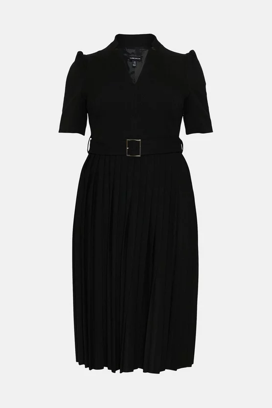 New ๐ฏ Karen Millen Plus Size Structured Crepe Forever Pleat ๐ Dress ๐ 6 New ๐ฏ Karen Millen Plus Size Structured Crepe Forever Pleat ๐ Dress ๐ - Image 4
