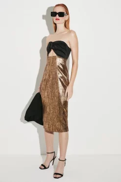 Best deal ๐ฏ Karen Millen Bandeau Jacquard Pencil Midi ๐ Dress โ 11 Best deal ๐ฏ Karen Millen Bandeau Jacquard Pencil Midi ๐ Dress โ -Occasionwear Popular Store bkk06234 gold xl 2