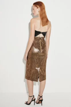 Best deal ๐ฏ Karen Millen Bandeau Jacquard Pencil Midi ๐ Dress โ 13 Best deal ๐ฏ Karen Millen Bandeau Jacquard Pencil Midi ๐ Dress โ -Occasionwear Popular Store bkk06234 gold xl 5