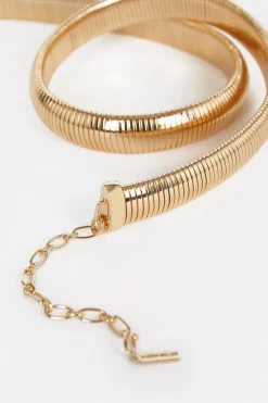 Deals ✨ Karen Millen Chunky Snake Chain Belt ✔️ 11 Deals ✨ Karen Millen Chunky Snake Chain Belt ✔️ -Occasionwear Popular Store bkk06361 gold xl 3
