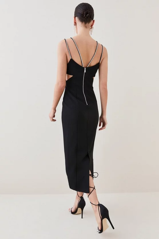 Best Pirce ๐ฅฐ Karen Millen Petite Figure Form Crystal Embellished Midi - black ๐ 5 Best Pirce ๐ฅฐ Karen Millen Petite Figure Form Crystal Embellished Midi - black ๐ - Image 3