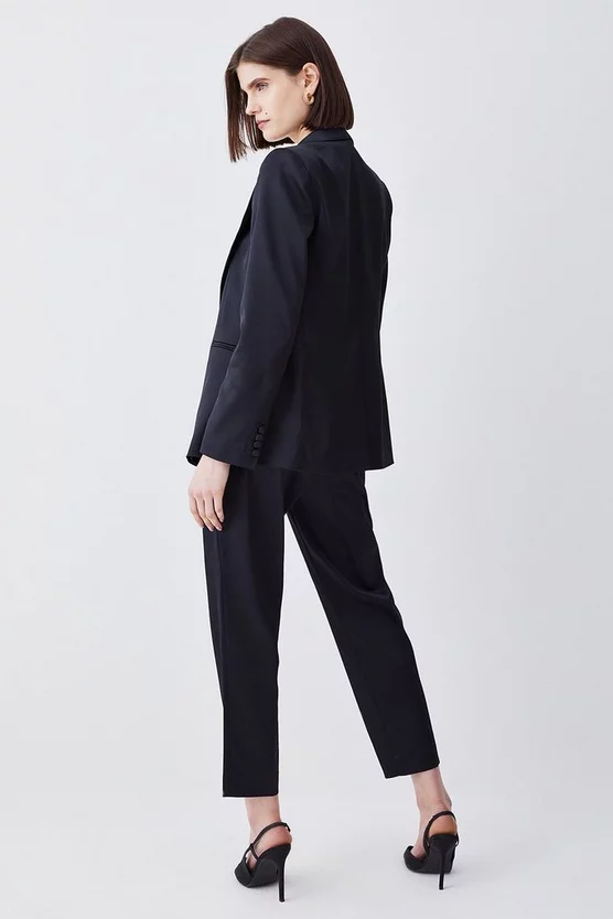 Coupon ๐ Karen Millen Italian Structured Satin High Waisted Trouser โญ 5 Coupon ๐ Karen Millen Italian Structured Satin High Waisted Trouser โญ - Image 3