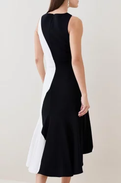 Best deal ๐ Karen Millen Soft Tailored Colour Block Halter Midi ๐ Dress ๐ฅ 13 Best deal ๐ Karen Millen Soft Tailored Colour Block Halter Midi ๐ Dress ๐ฅ -Occasionwear Popular Store bkk06772 mono xl 4