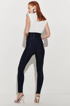 Wholesale ๐ Karen Millen Bandage And Georgette Corset Style Jumpsuit - navy ๐ฅ 12 Wholesale ๐ Karen Millen Bandage And Georgette Corset Style Jumpsuit - navy ๐ฅ -Occasionwear Popular Store bkk06847 navy xl 4