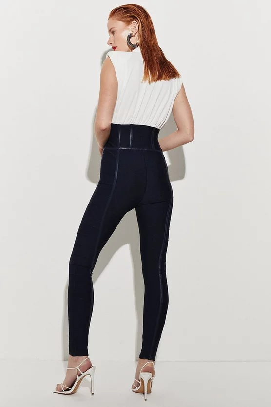Wholesale ๐ Karen Millen Bandage And Georgette Corset Style Jumpsuit - navy ๐ฅ 7 Wholesale ๐ Karen Millen Bandage And Georgette Corset Style Jumpsuit - navy ๐ฅ - Image 5