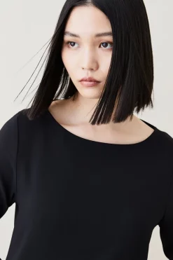 Promo ๐ Karen Millen Compact Stretch Viscose Sleeved Clean Midi ๐ Dress โญ 12 Promo ๐ Karen Millen Compact Stretch Viscose Sleeved Clean Midi ๐ Dress โญ -Occasionwear Popular Store bkk06899 black xl 2