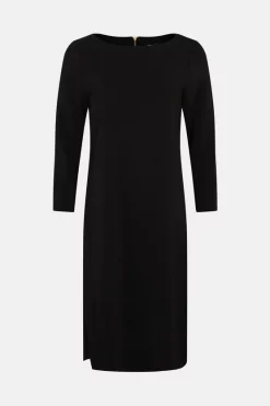 Promo ๐ Karen Millen Compact Stretch Viscose Sleeved Clean Midi ๐ Dress โญ 14 Promo ๐ Karen Millen Compact Stretch Viscose Sleeved Clean Midi ๐ Dress โญ -Occasionwear Popular Store bkk06899 black xl 5
