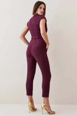 Cheap ๐ฅ Karen Millen Compact Crepe Button Shoulder Jumpsuit โจ 11 Cheap ๐ฅ Karen Millen Compact Crepe Button Shoulder Jumpsuit โจ -Occasionwear Popular Store bkk06908 fig xl 2