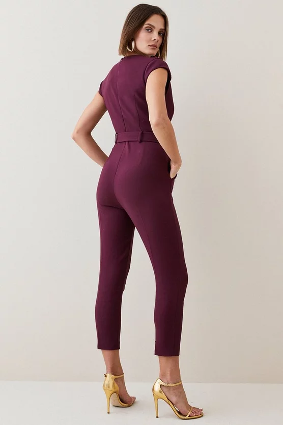 Cheap ๐ฅ Karen Millen Compact Crepe Button Shoulder Jumpsuit โจ 5 Cheap ๐ฅ Karen Millen Compact Crepe Button Shoulder Jumpsuit โจ - Image 3