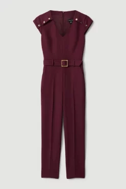 Cheap ๐ฅ Karen Millen Compact Crepe Button Shoulder Jumpsuit โจ 12 Cheap ๐ฅ Karen Millen Compact Crepe Button Shoulder Jumpsuit โจ -Occasionwear Popular Store bkk06908 fig xl 3