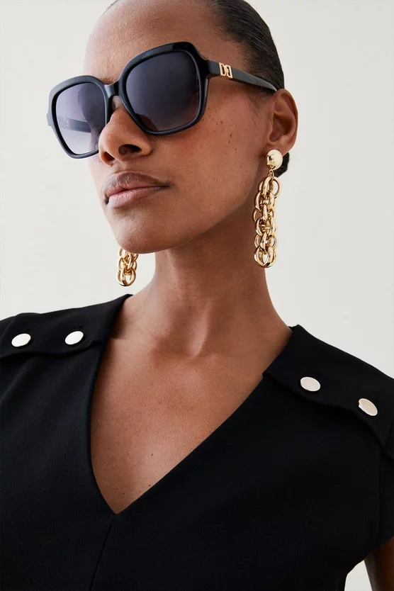 Wholesale 🌟 Karen Millen Tall Structured Crepe Belted Forever Midi 👗 Dress 😉 6 Wholesale 🌟 Karen Millen Tall Structured Crepe Belted Forever Midi 👗 Dress 😉 - Image 4