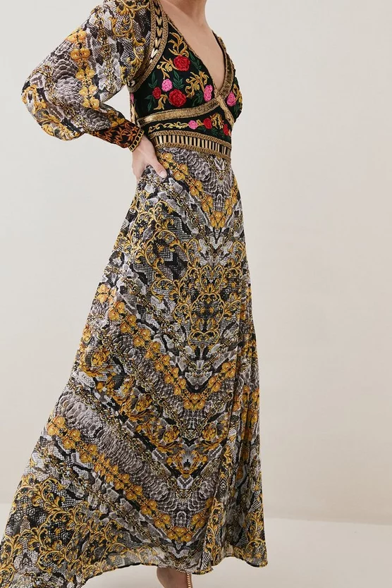 Wholesale ๐ Karen Millen Petite Baroque Embroidered & Bead Midi ๐ Dress - multi ๐ฏ 4 Wholesale ๐ Karen Millen Petite Baroque Embroidered & Bead Midi ๐ Dress - multi ๐ฏ - Image 2