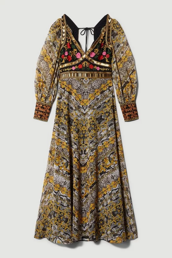 Wholesale ๐ Karen Millen Petite Baroque Embroidered & Bead Midi ๐ Dress - multi ๐ฏ 6 Wholesale ๐ Karen Millen Petite Baroque Embroidered & Bead Midi ๐ Dress - multi ๐ฏ - Image 4