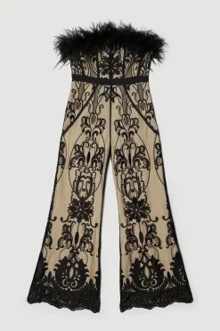 Coupon ๐ Karen Millen Petite Graphic Embroidered Woven Jumpsuit - nude ๐ 10 Coupon ๐ Karen Millen Petite Graphic Embroidered Woven Jumpsuit - nude ๐ -Occasionwear Popular Store bkk07048 nude xl 3