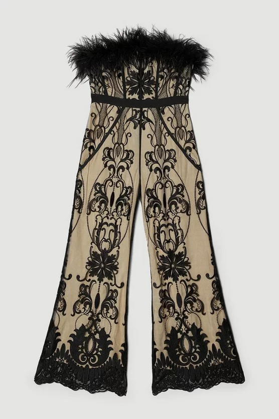 Coupon ๐ Karen Millen Petite Graphic Embroidered Woven Jumpsuit - nude ๐ 6 Coupon ๐ Karen Millen Petite Graphic Embroidered Woven Jumpsuit - nude ๐ - Image 4