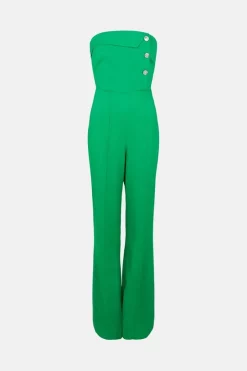 Buy โ๏ธ Karen Millen Compact Stretch Viscose Bandeau Jumpsuit - green ๐ 10 Buy โ๏ธ Karen Millen Compact Stretch Viscose Bandeau Jumpsuit - green ๐ -Occasionwear Popular Store bkk07074 green xl 3