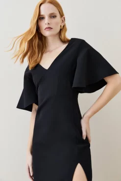 Best reviews of ❤️ Karen Millen Structured Crepe Angel Sleeve Pencil Midi 👗 Dress 🥰 11 Best reviews of ❤️ Karen Millen Structured Crepe Angel Sleeve Pencil Midi 👗 Dress 🥰 -Occasionwear Popular Store bkk07098 black xl 1