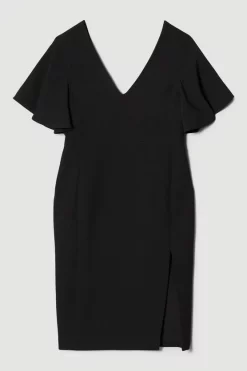 Best reviews of ❤️ Karen Millen Structured Crepe Angel Sleeve Pencil Midi 👗 Dress 🥰 13 Best reviews of ❤️ Karen Millen Structured Crepe Angel Sleeve Pencil Midi 👗 Dress 🥰 -Occasionwear Popular Store bkk07098 black xl 3