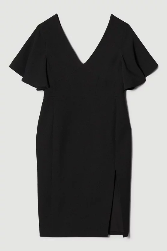 Best reviews of ❤️ Karen Millen Structured Crepe Angel Sleeve Pencil Midi 👗 Dress 🥰 6 Best reviews of ❤️ Karen Millen Structured Crepe Angel Sleeve Pencil Midi 👗 Dress 🥰 - Image 4