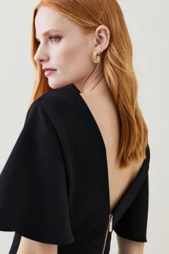 Best reviews of ❤️ Karen Millen Structured Crepe Angel Sleeve Pencil Midi 👗 Dress 🥰 14 Best reviews of ❤️ Karen Millen Structured Crepe Angel Sleeve Pencil Midi 👗 Dress 🥰 -Occasionwear Popular Store bkk07098 black xl 4