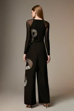 Best deal 🤩 Karen Millen British Museum Serpent Embellished Jumpsuit - black 🥰 14 Best deal 🤩 Karen Millen British Museum Serpent Embellished Jumpsuit - black 🥰 -Occasionwear Popular Store bkk07149 black xl 5