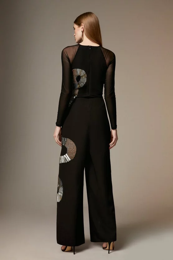 Best deal 🤩 Karen Millen British Museum Serpent Embellished Jumpsuit - black 🥰 8 Best deal 🤩 Karen Millen British Museum Serpent Embellished Jumpsuit - black 🥰 - Image 6