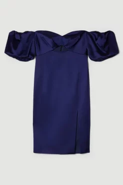 Coupon โ๏ธ Karen Millen Italian Structured Satin Bardot Pencil Midi ๐ Dress - navy ๐ 11 Coupon โ๏ธ Karen Millen Italian Structured Satin Bardot Pencil Midi ๐ Dress - navy ๐ -Occasionwear Popular Store bkk07151 navy xl 3