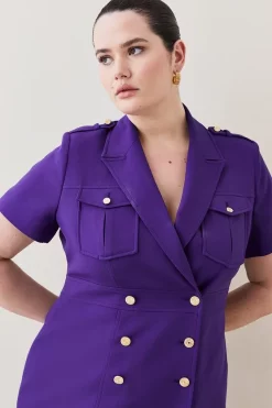 Discount ๐ Karen Millen Plus Size Tailored Double Breasted Tux Midi ๐ Dress - purple ๐ 8 Discount ๐ Karen Millen Plus Size Tailored Double Breasted Tux Midi ๐ Dress - purple ๐ -Occasionwear Popular Store bkk07239 purple xl 1