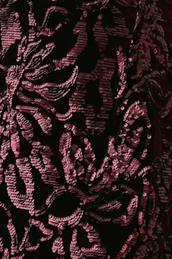 Budget 🎉 Karen Millen Velvet Sequinned Halter Woven Mini 👗 Dress - merlot ❤️ 14 Budget 🎉 Karen Millen Velvet Sequinned Halter Woven Mini 👗 Dress - merlot ❤️ -Occasionwear Popular Store bkk07274 merlot xl 5