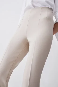 Best deal 🎉 Karen Millen Compact Essential Slim Leg Trouser 🔥 -Occasionwear Popular Store bkk07325 beige xl 2