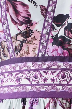 Deals 🧨 Karen Millen Petite Lydia Millen Border Cotton Sateen Woven Midi 👗 Dress - floral 🔥 -Occasionwear Popular Store bkk07339 floral xl 6