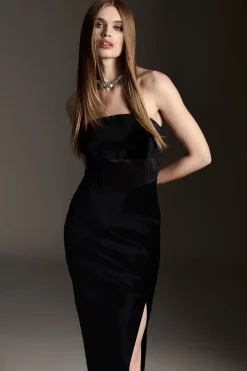 Wholesale โ๏ธ Karen Millen Velvet Corset Bodice Bandeau Midi ๐ Dress ๐ฏ 9 Wholesale โ๏ธ Karen Millen Velvet Corset Bodice Bandeau Midi ๐ Dress ๐ฏ -Occasionwear Popular Store bkk07446 black xl 1