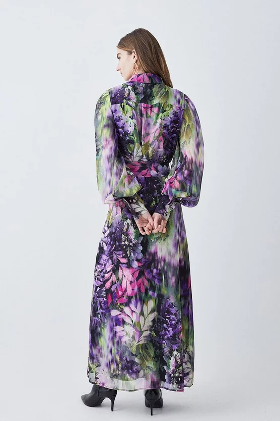 Best Sale ๐ฅ Karen Millen Tall Floral Georgette Woven ๐ Shirt Midi ๐ Dress ๐ 5 Best Sale ๐ฅ Karen Millen Tall Floral Georgette Woven ๐ Shirt Midi ๐ Dress ๐ - Image 3