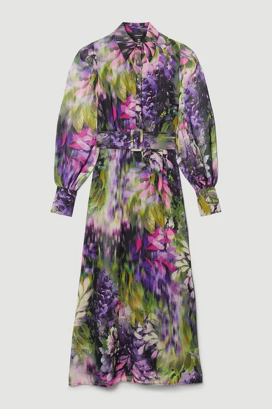 Best Sale ๐ฅ Karen Millen Tall Floral Georgette Woven ๐ Shirt Midi ๐ Dress ๐ 6 Best Sale ๐ฅ Karen Millen Tall Floral Georgette Woven ๐ Shirt Midi ๐ Dress ๐ - Image 4