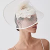 Buy 🎉 Karen Millen Flower Trim Headband Fascinator 🧨 -Occasionwear Popular Store bkk07525 ivory xl