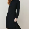 New 💯 Karen Millen Soft Tailored High Low Sleeved Midi 👗 Dress 🥰 -Occasionwear Popular Store bkk07536 black xl