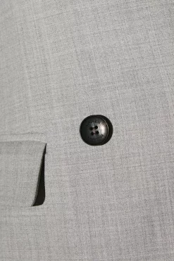 Brand new 🔥 Karen Millen Wool Blend Tailored Blazer Mini 👗 Dress - grey marl 😍 -Occasionwear Popular Store bkk07541 grey20marl xl 5