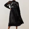 Coupon 👏 Karen Millen Lydia Millen Plus Floral Applique Mesh Woven Midi 👗 Dress - black 🎁 2 Coupon 👏 Karen Millen Lydia Millen Plus Floral Applique Mesh Woven Midi 👗 Dress - black 🎁 -Occasionwear Popular Store bkk07614 black xl