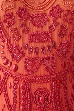 Budget 🤩 Karen Millen Petite Ombre Fringe Strappy Beaded Maxi 👗 Dress - orange ✔️ 14 Budget 🤩 Karen Millen Petite Ombre Fringe Strappy Beaded Maxi 👗 Dress - orange ✔️ -Occasionwear Popular Store bkk07680 orange xl 6